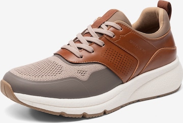 Bruno Marc Sneakers laag 'Bruno Marc Herrenmode-Sneaker, Freizeitschuhe' in Beige: voorkant