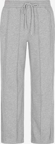 myMo ATHLSRWide Leg/ Široke nogavice Hlače - siva boja: prednji dio