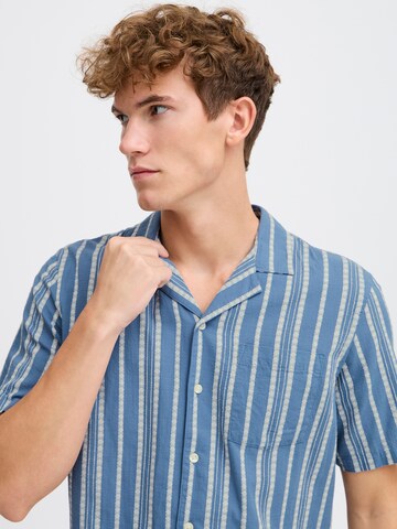 Casual Friday Regular Fit Hemd 'MILTON' in Blau