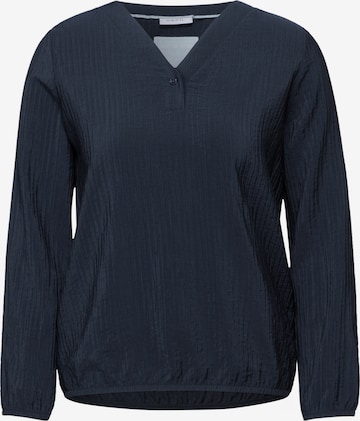 CECIL Strukturtunika in Blau: Vorderseite