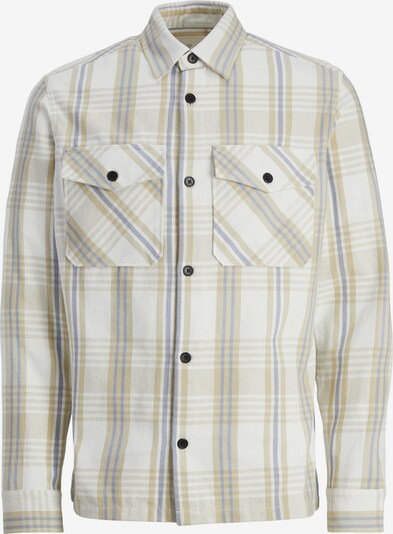 JACK & JONES Skjorte i beige / creme / blå, Produktvisning