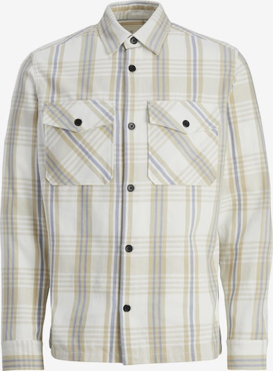 JACK & JONES Button Up Shirt in Beige / Cream / Blue, Item view