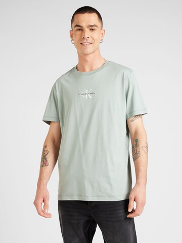 regular Maglietta di Calvin Klein Jeans in verde: frontale
