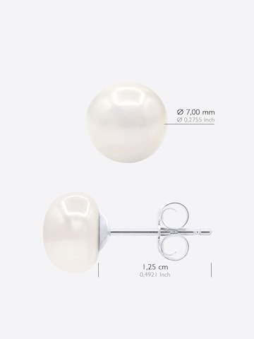 Ateliers Saint Germain Earrings 'PASSY' in White