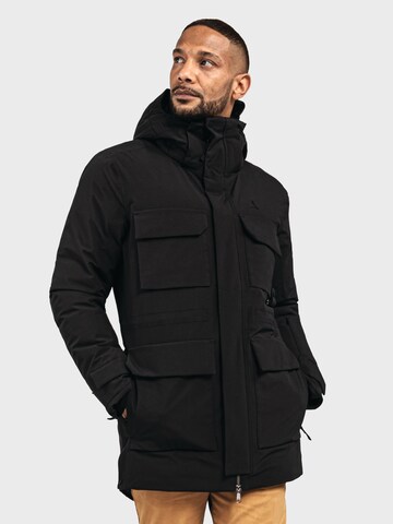 Schöffel Funktionsjacke 'Ridgeland' in Schwarz: Vorderseite