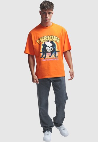 2Y Studios T-Shirt 'Furios' in Orange