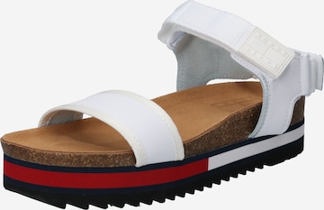 Tommy Jeans Sandals in White: front