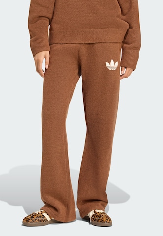ADIDAS ORIGINALS - Loosefit Pantalón 'Athletic Dept' en marrón: frente