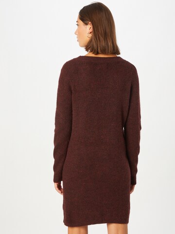 PIECES Knitted dress 'Ellen' in Red