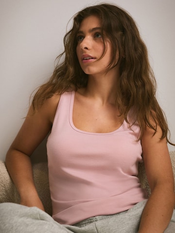 Next - Camiseta térmica en rosa: frente