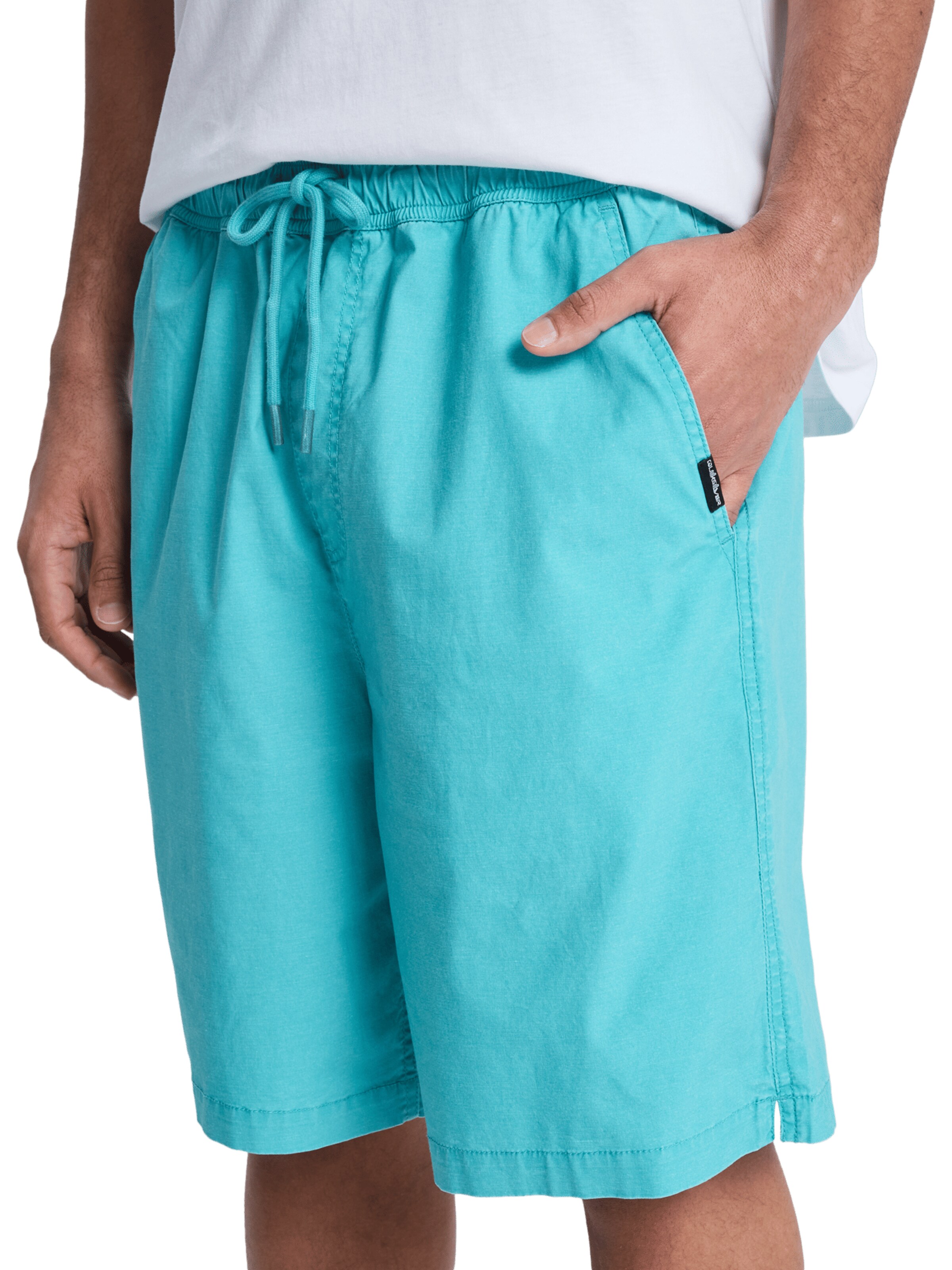 QUIKSILVER Regular Workout Pants 'Taxer' in Blue: front