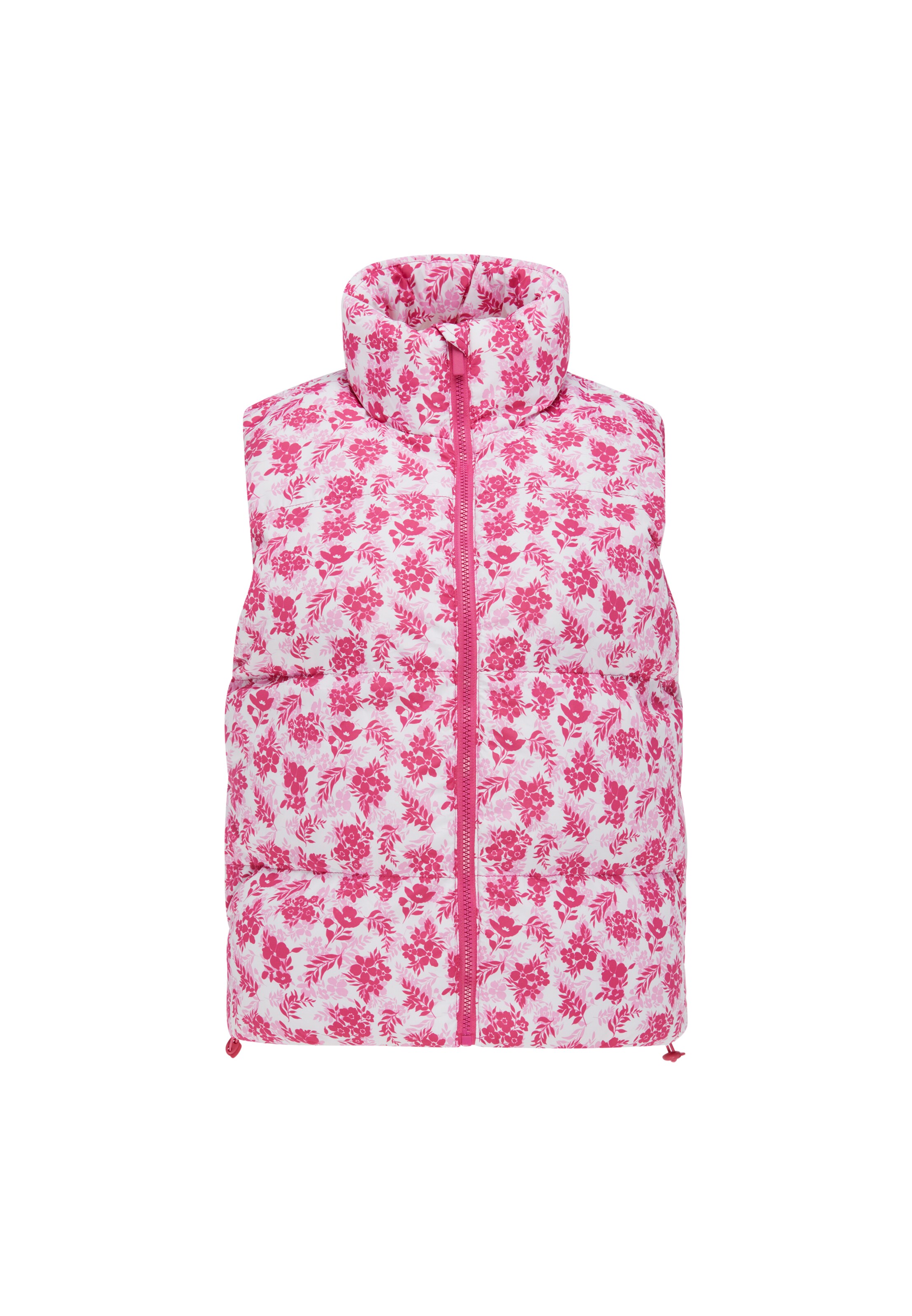 Gilet IZIA en rose : devant