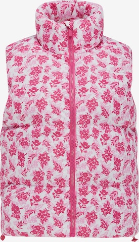 Gilet IZIA en rose : devant