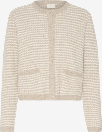 Kaffe Gebreid vest 'KA Ellery' in Beige: voorkant