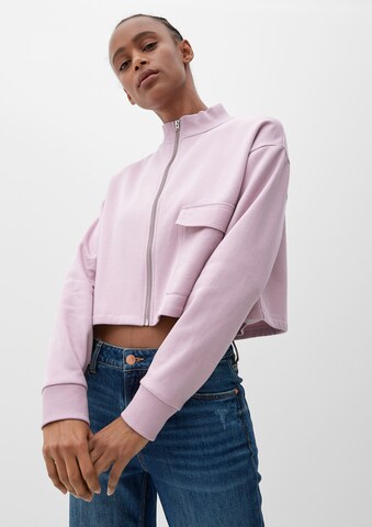 Veste de survêtement QS en rose