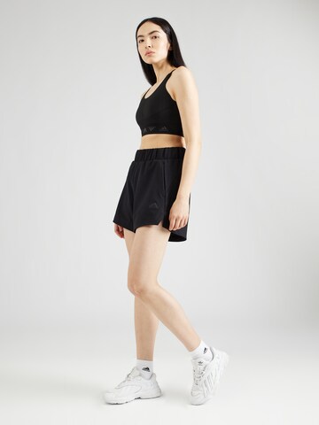 ADIDAS SPORTSWEAR Loose fit Athletic Pants in Black