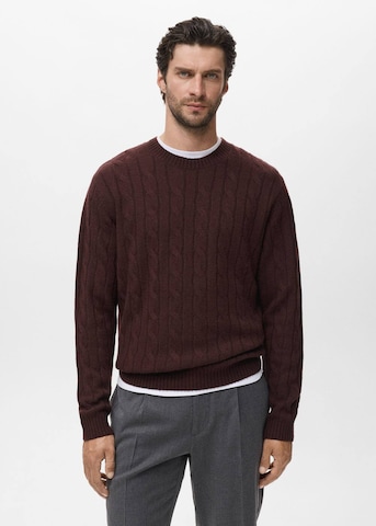 MANGO MAN Sweater 'Bimbo' in Red: front