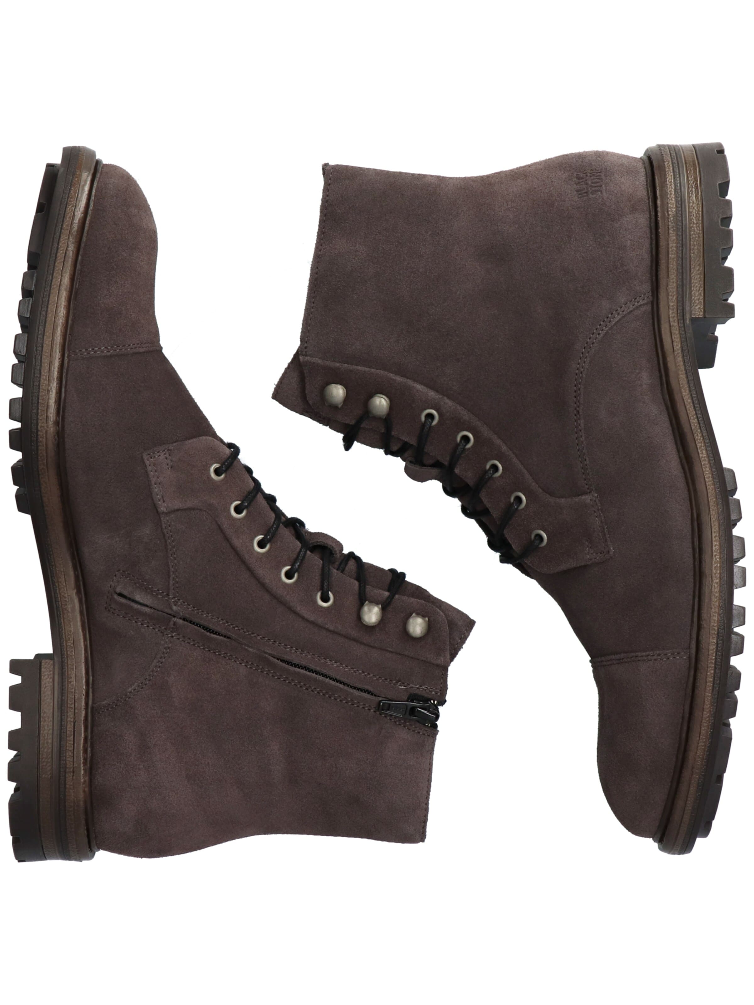 BLACKSTONE Schnürboots 'LESTER' in Grau