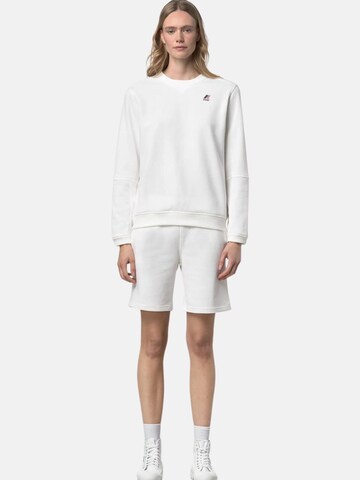 Regular Pantalon outdoor 'K-WAY CASIMIR POLY COTTON BERMUDA' K-Way en blanc : devant