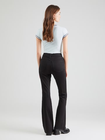 TOPSHOP Laienev Teksapüksid 'Jamie', värv must