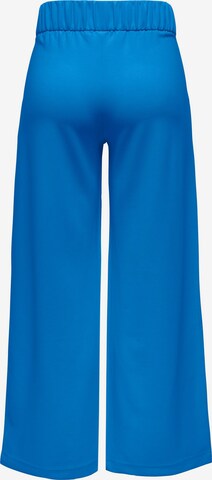 JDY Wide leg Pleat-Front Pants 'GEGGO' in Blue