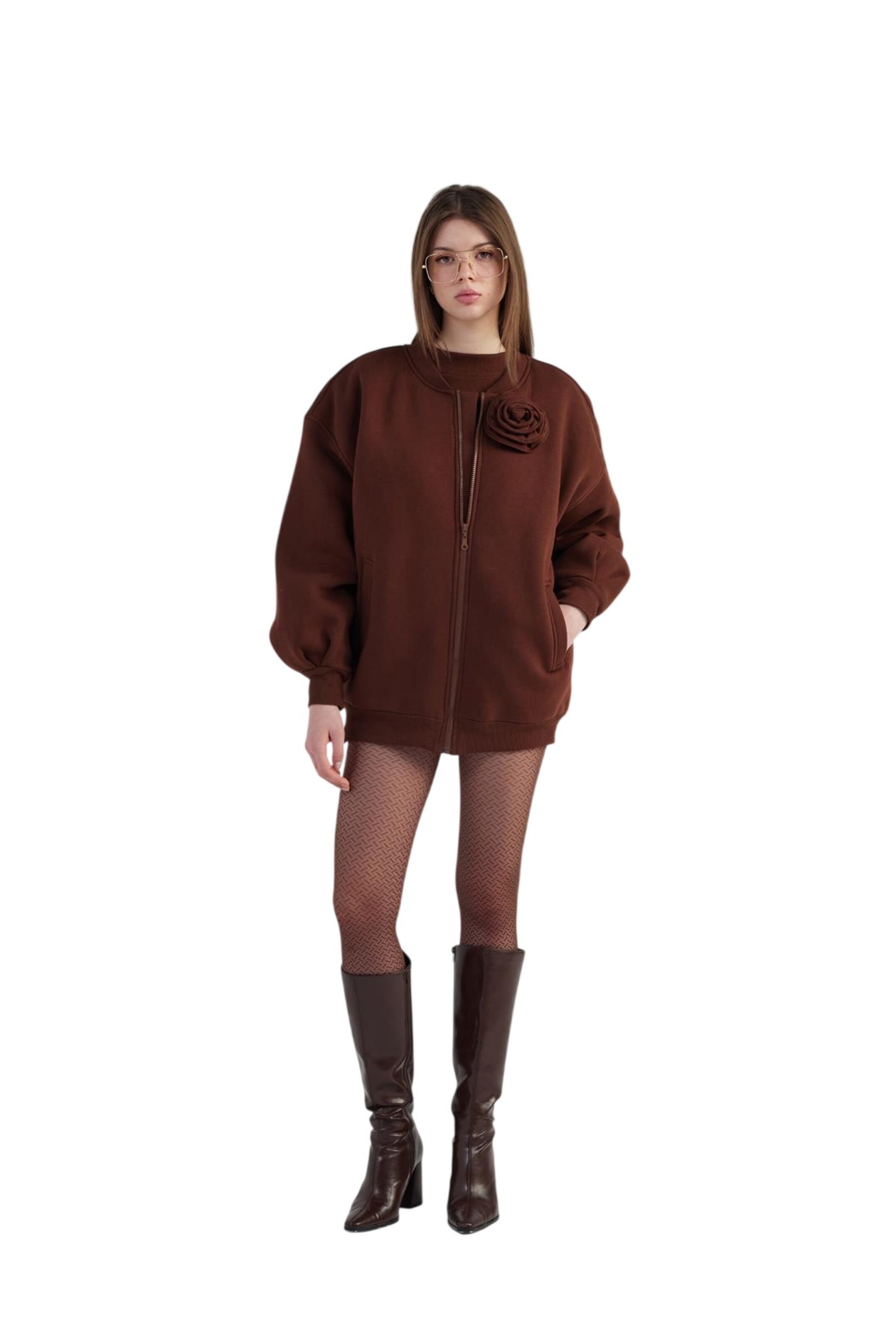 HOLLY LOLLY Between-season jacket in Brown