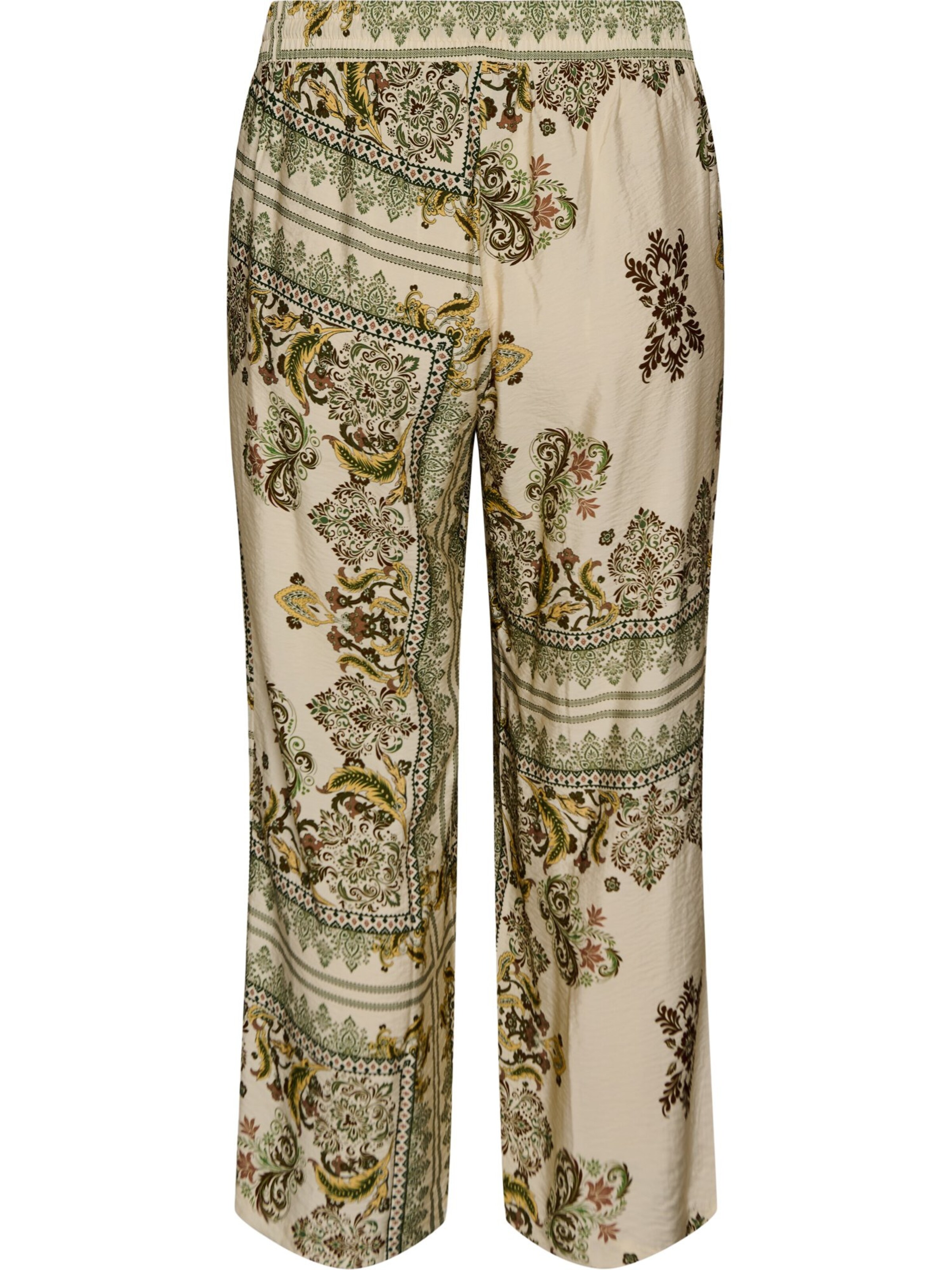 Zizzi Voľný strih Nohavice 'Mestea' - Zelená