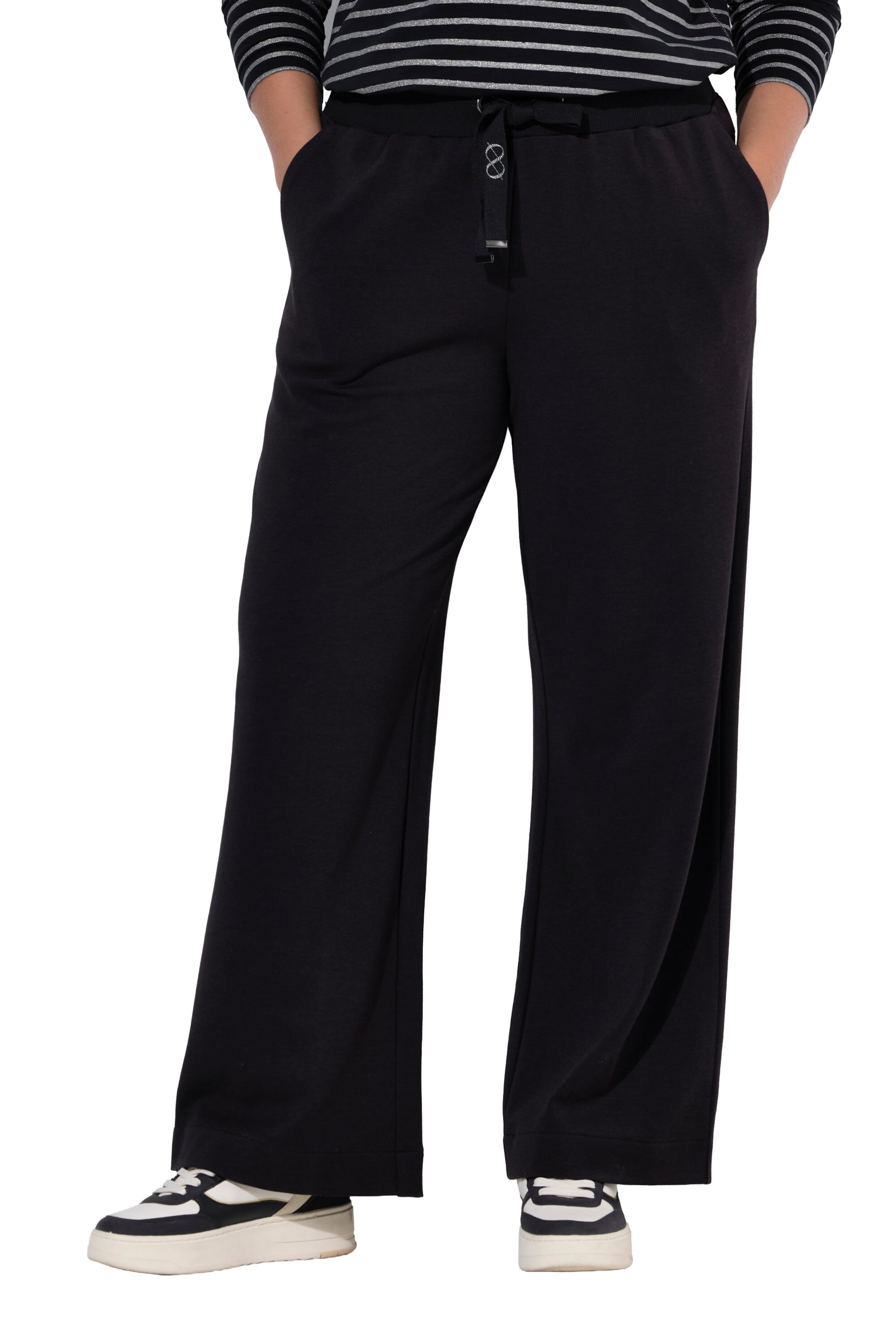 LAURASØN Regular Hose in Schwarz: Vorderseite