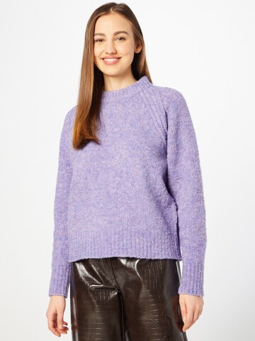 Nasty Gal Sweater in Purple: front
