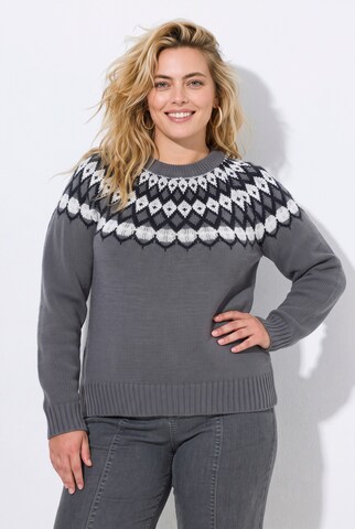 Ulla Popken Pullover in Grau