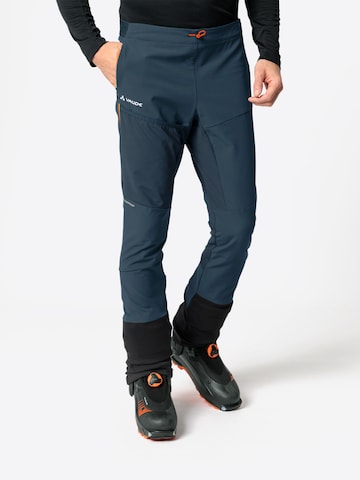 VAUDE Regular Outdoorbroek 'Larice Light' in Blauw: voorkant