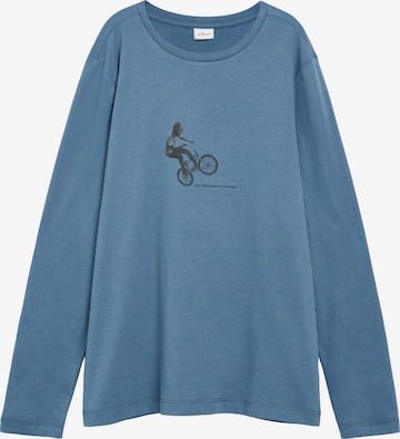 T-Shirt s.Oliver en bleu : devant