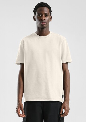 T-Shirt QS en beige : devant