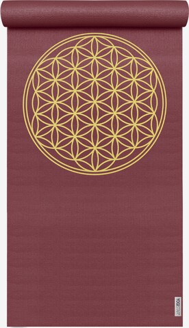 YOGISTAR.COM Yogamatte 'Basic Flower Of Life' in Rot