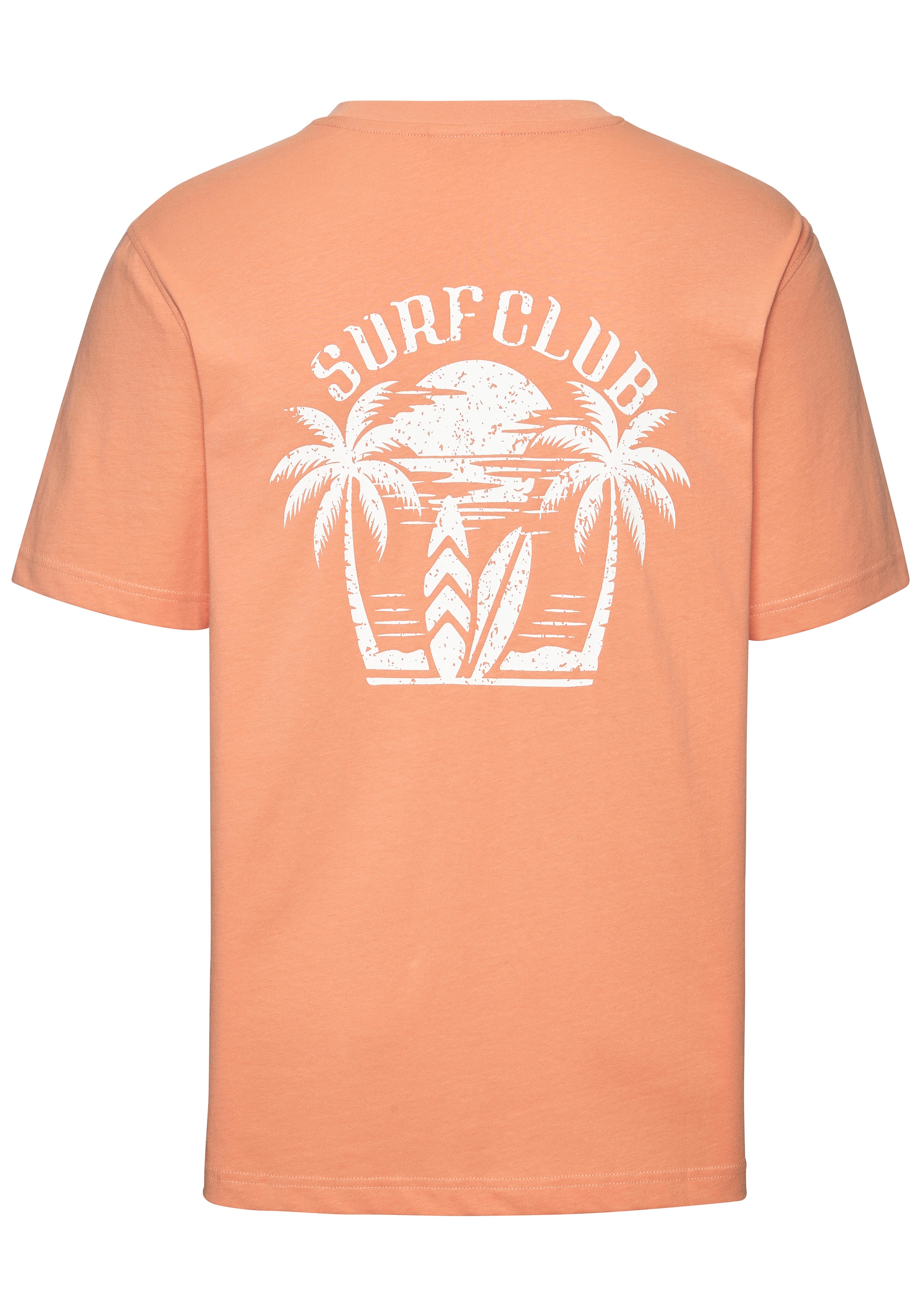 BEACH TIME Shirt in Orange