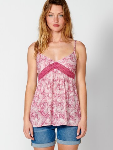 KOROSHI Bluse i pink