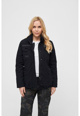 Brandit Between-Season Jacket 'Giant' in Black: front