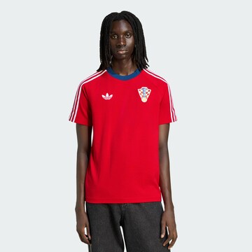 ADIDAS PERFORMANCE Performance shirt 'Kroatien' in Red: front