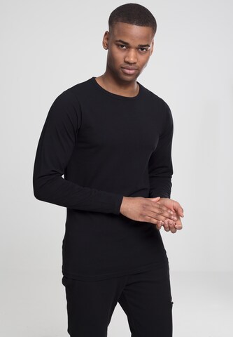 Urban Classics Shirt in Zwart: voorkant