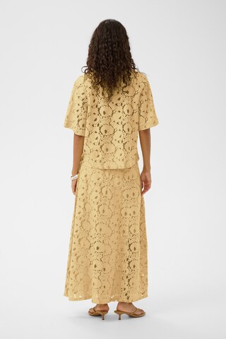 Jupe 'SLTaya' SOAKED IN LUXURY en jaune