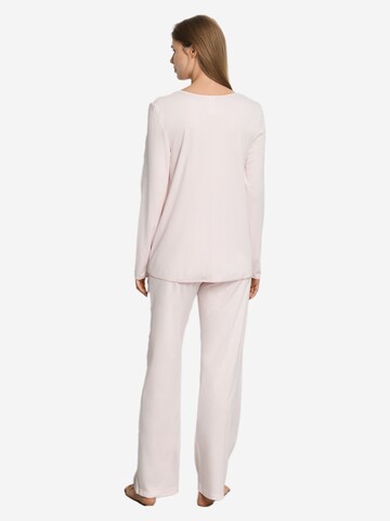 Hanro Pajama 'Cotton Silk' in Pink