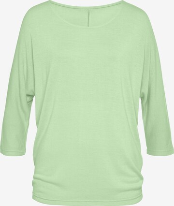 LASCANA Shirt in Green: front