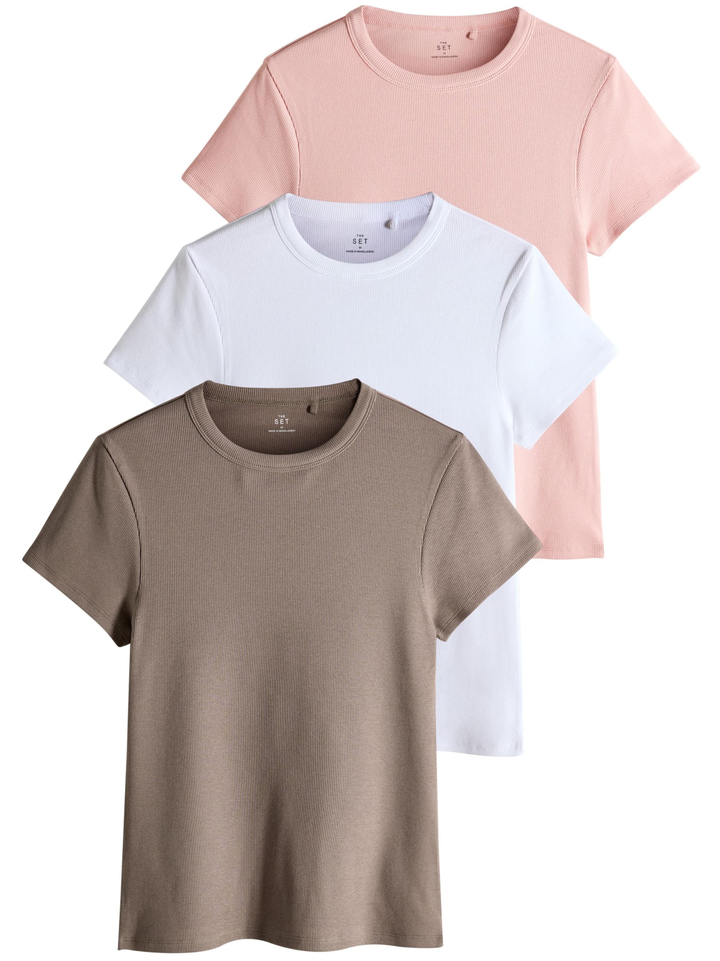The Set Tričko – béžová: přední strana