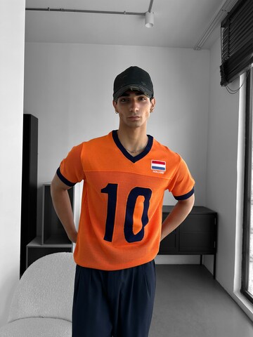 Kleidermafia T-shirt i orange: framsida
