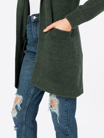 ABOUT YOU Knit Cardigan 'Elektra' in Green