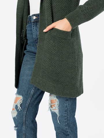 ABOUT YOU Knit Cardigan 'Elektra' in Green