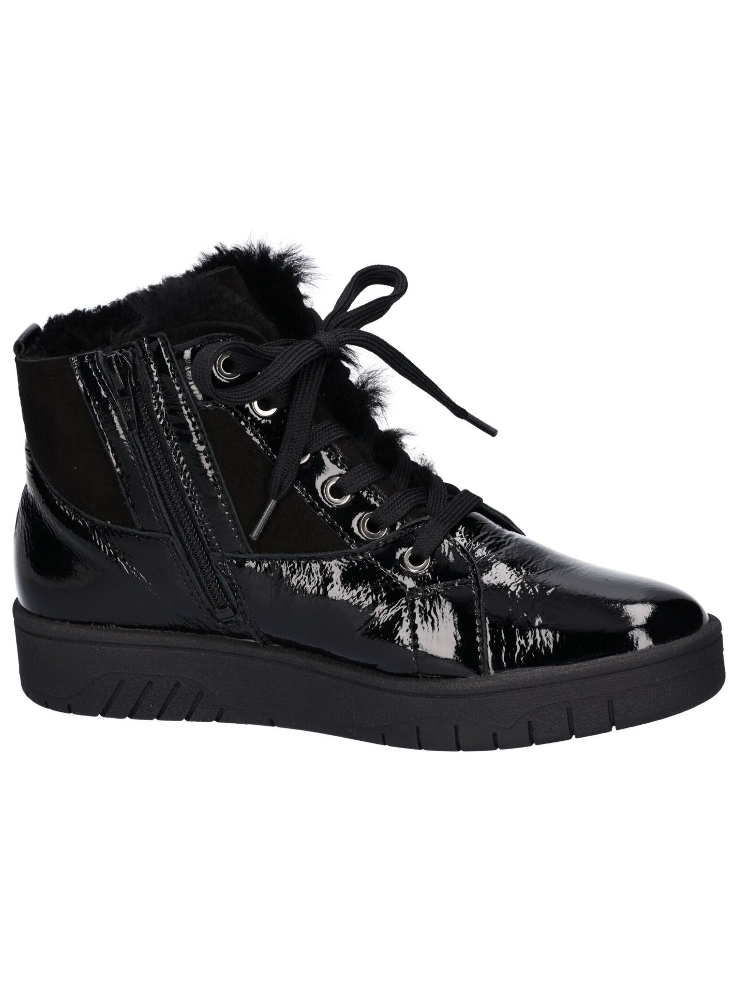 WALDLÄUFER Stiefelette 'Yuna' in Schwarz