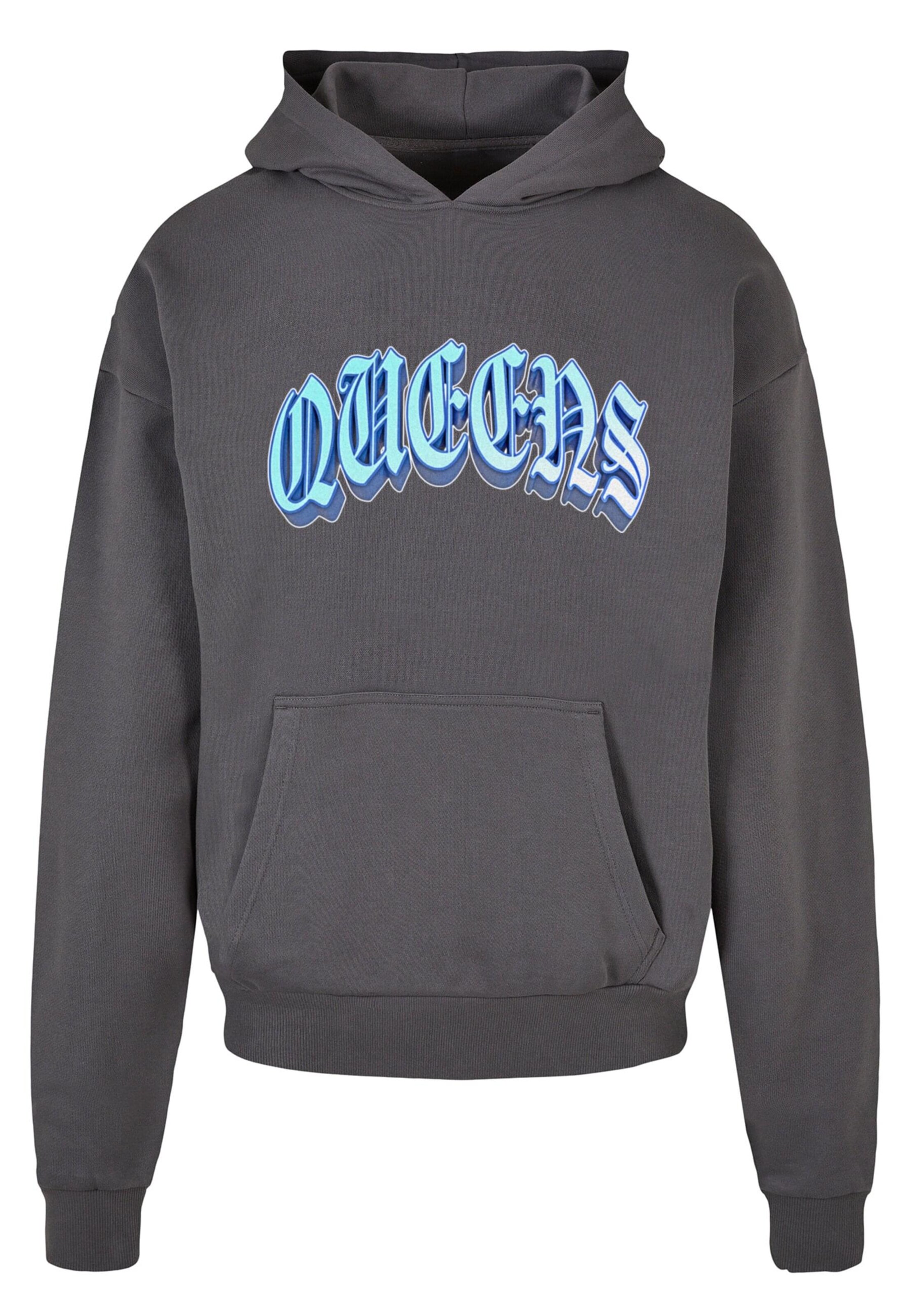 MT Upscale Sweatshirt 'Queens' in Grey: front