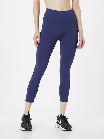 ESPRIT Skinny Sports trousers in Blue: front