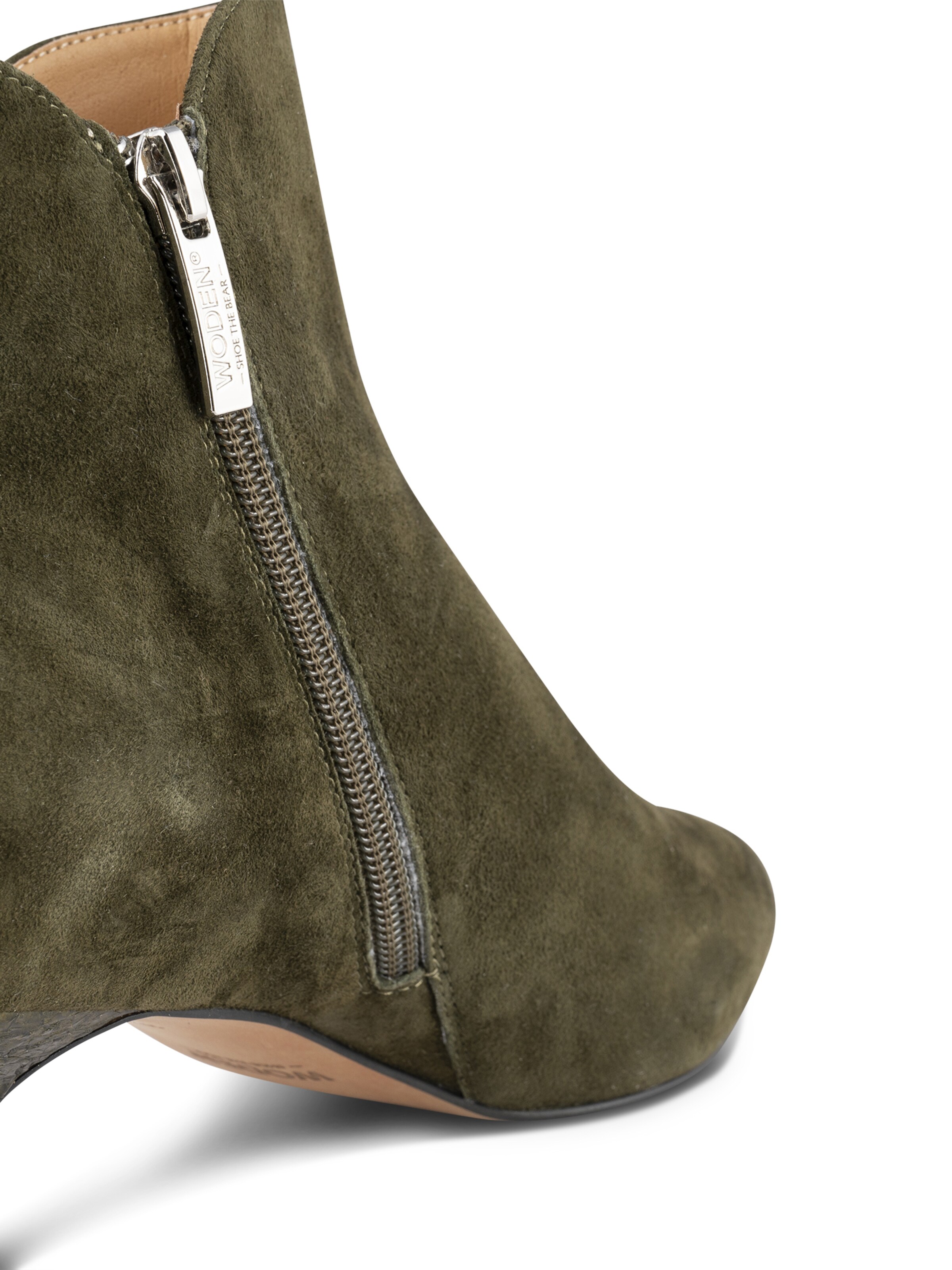 WODEN Booties ' Saga  ' in Green